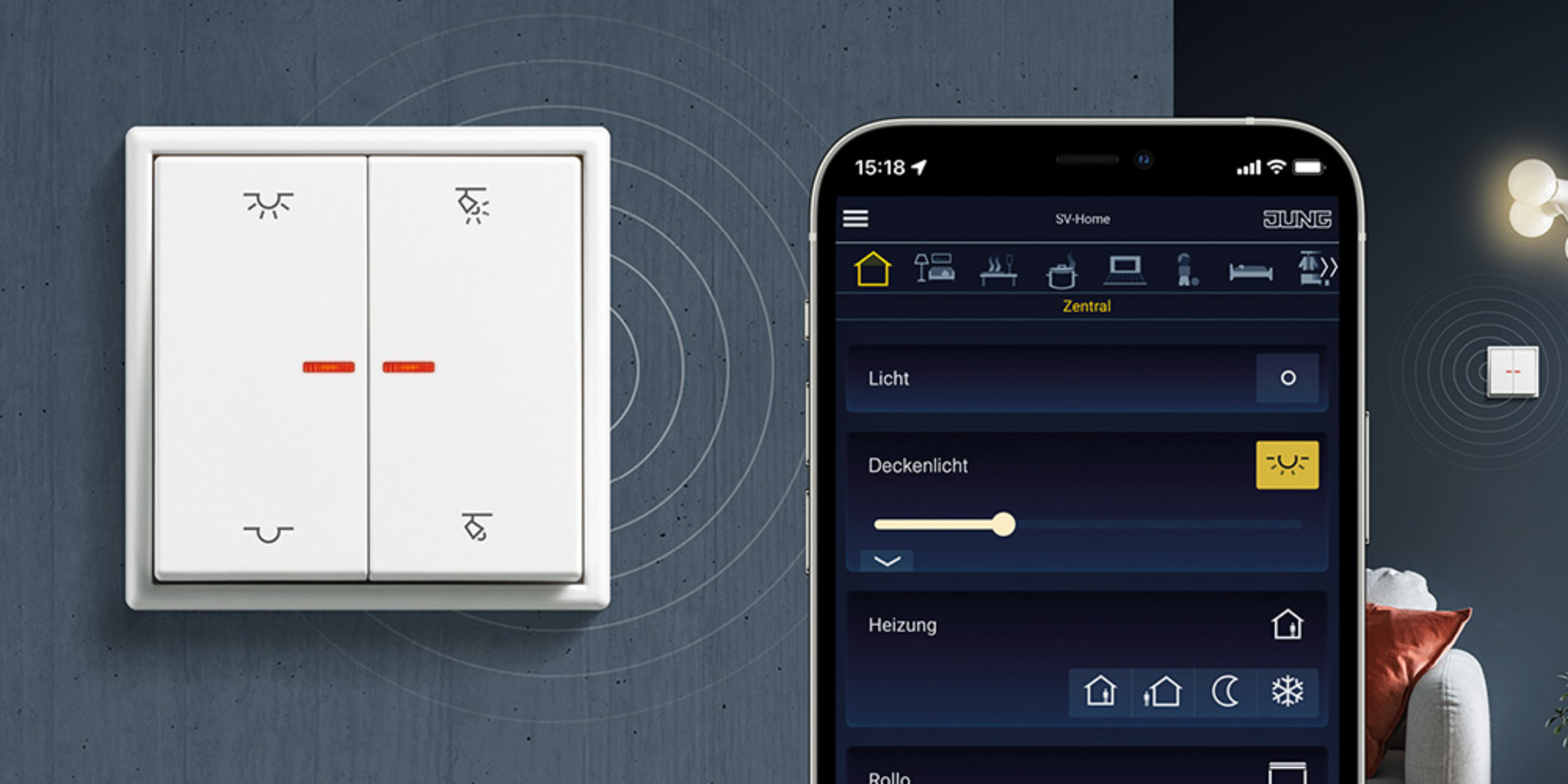 KNX RF Taster bei Elektro Randlinger GmbH in Schnaitsee